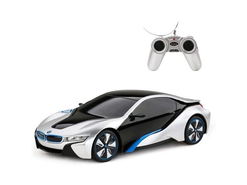Rastar BMW i8 távirányítós autó 1:24 ezüst