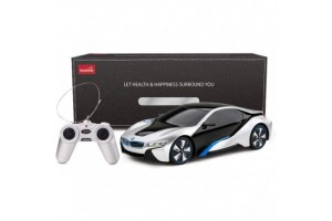 Rastar BMW i8 távirányítós autó 1:24 ezüst