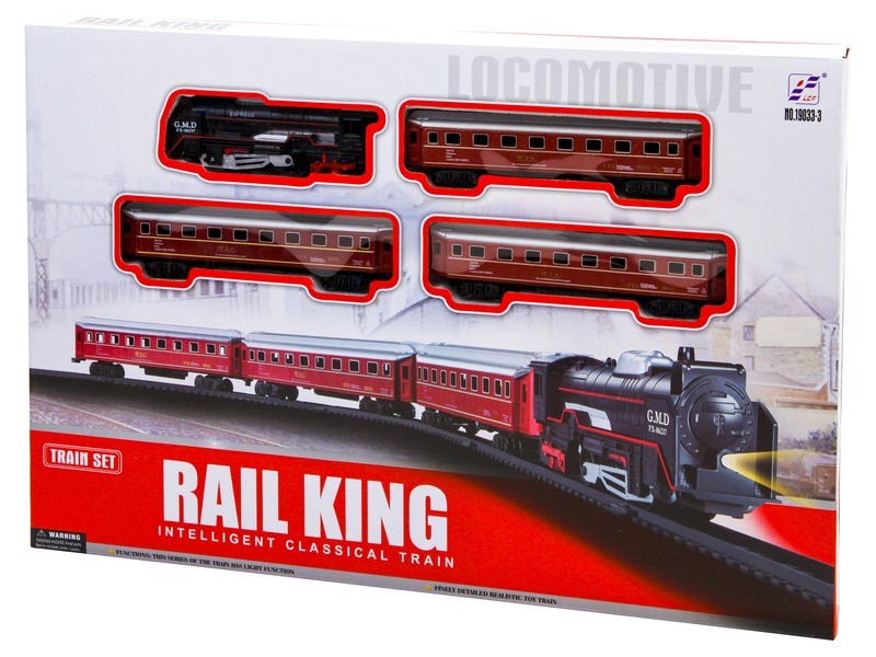 Elemes vonatpálya szett 104×68 cm, 2×AA (nem tartozék)