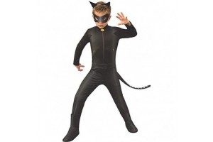 Miracoulus Fekete Macska (Cat Noir) gyerek jelmez 96-116 cm