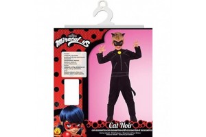 Miracoulus Fekete Macska (Cat Noir) gyerek jelmez 96-116 cm