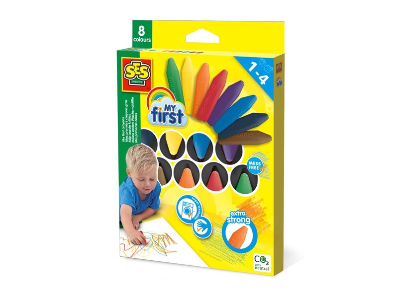 Első krétáim 14488 - 8 színes zsírkréta