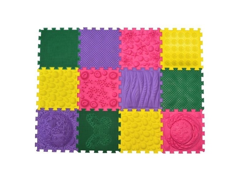 Ortho Puzzle 12 db ortopéd masszázs szőnyeg