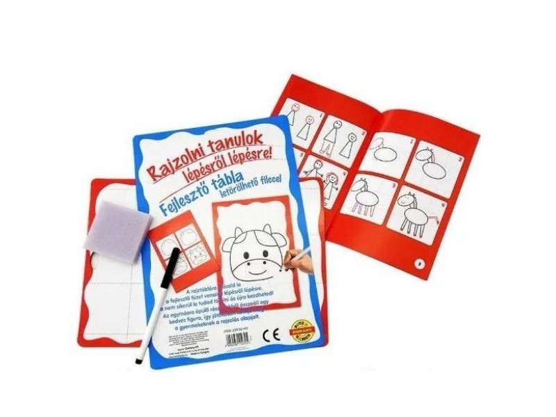 Rajzolni tanulok – letörölhető fejlesztő tábla