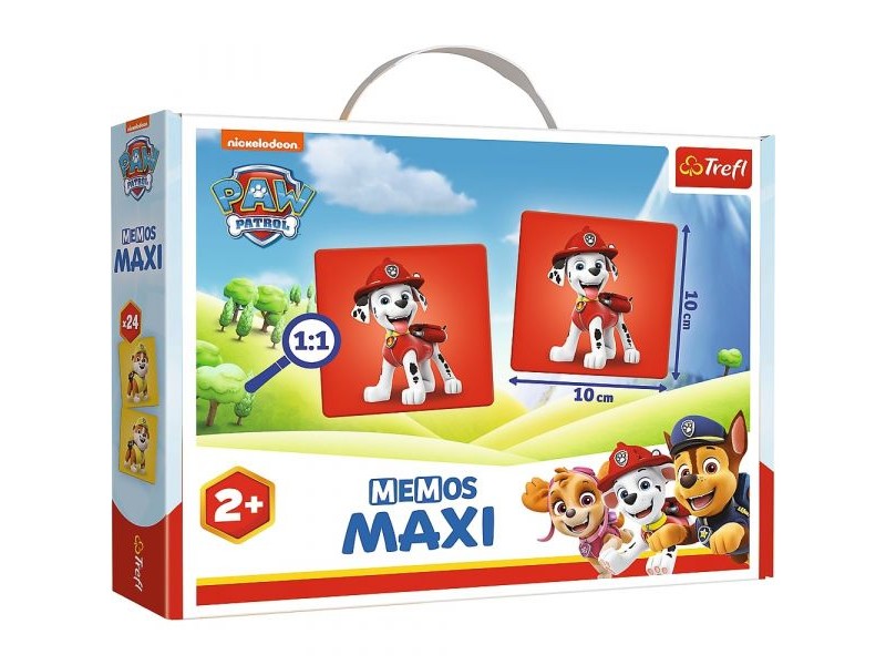 Trefl Maxi memória - Mancs őrjárat nagy kártyák