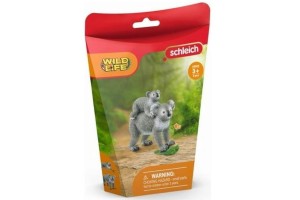 Schleich koala anyuka és kicsinye – kézzel festett figura