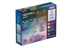 Geomag Glitter 22 db-os készlet — csillogó mágneses építőjáték
