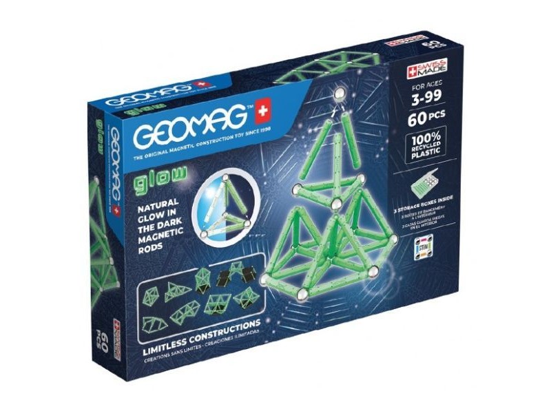 Geomag Glow 60 db világító mágneses készlet