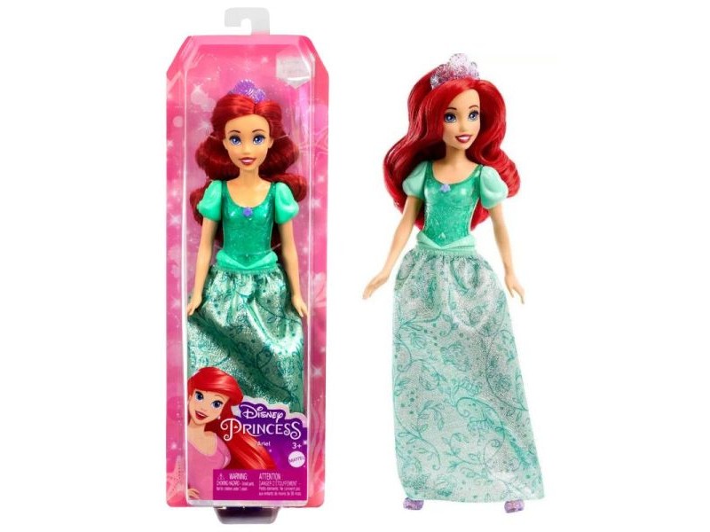 Disney hercegnők – Csillogó Ariel baba, fésülhető haj