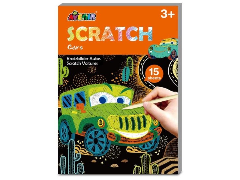 Avenir mini karckép könyv - Autók borító