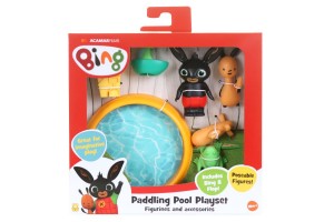 Bing és Flop medencés játékszett — figurák és kiegészítők