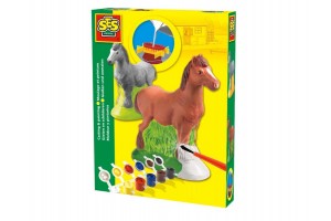 SES 3D lovacska gipszkiöntő készlet - festhető gipszlovacska