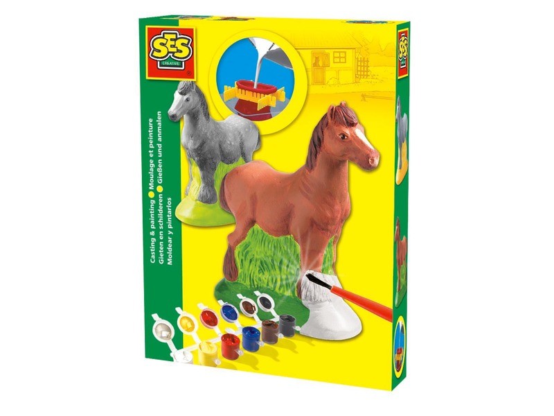 SES 3D lovacska gipszkiöntő készlet - festhető gipszlovacska