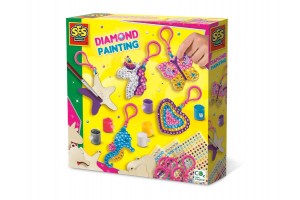 Gyémánt kirakós fa kulcstartó 14702