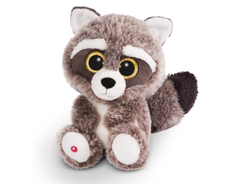 NICI Clooney mosómaci plüss, 25 cm, szürke-fehér