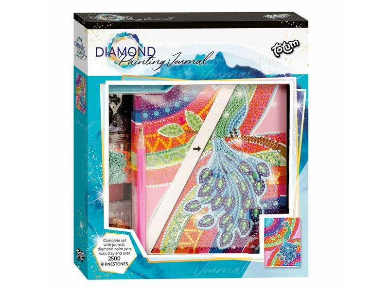 Totum gyémántfestés készlet – Páva mintás jegyzetfüzet