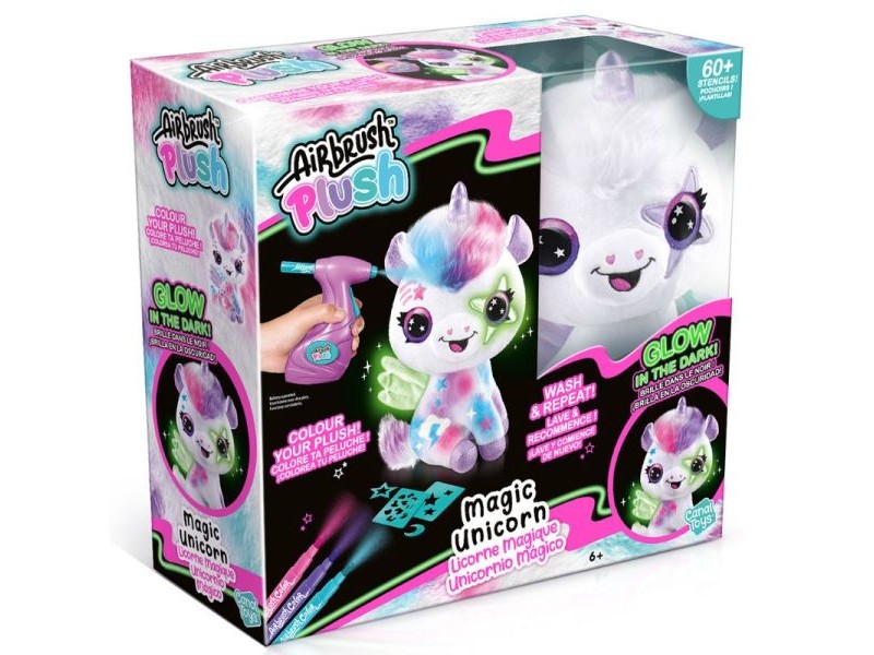 Airbrush Plush Style 4 Ever – színezhető világító unikornis