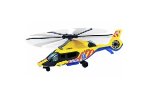 Dickie szállítóautó játékszett mentőhelikopterrel – fény, hang