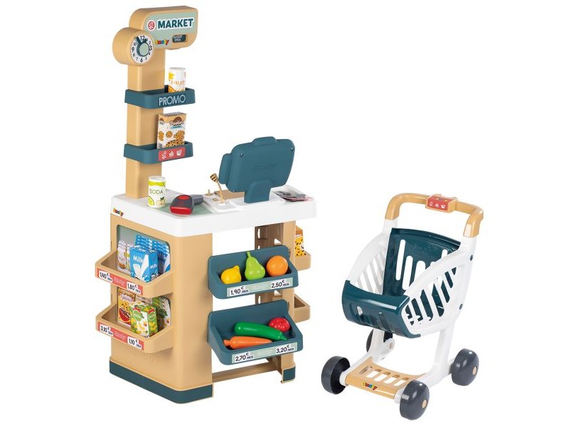 Smoby 34 db-os szupermarket játékszett