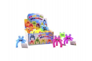 Nyújtható lábú szörny figura, 8 cm — többféle