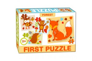 Első puzzle-m: erdei állatok