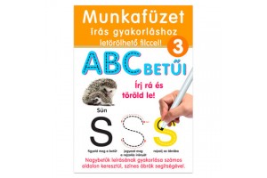 Írj rá és töröld le – ABC betűi munkafüzet borító