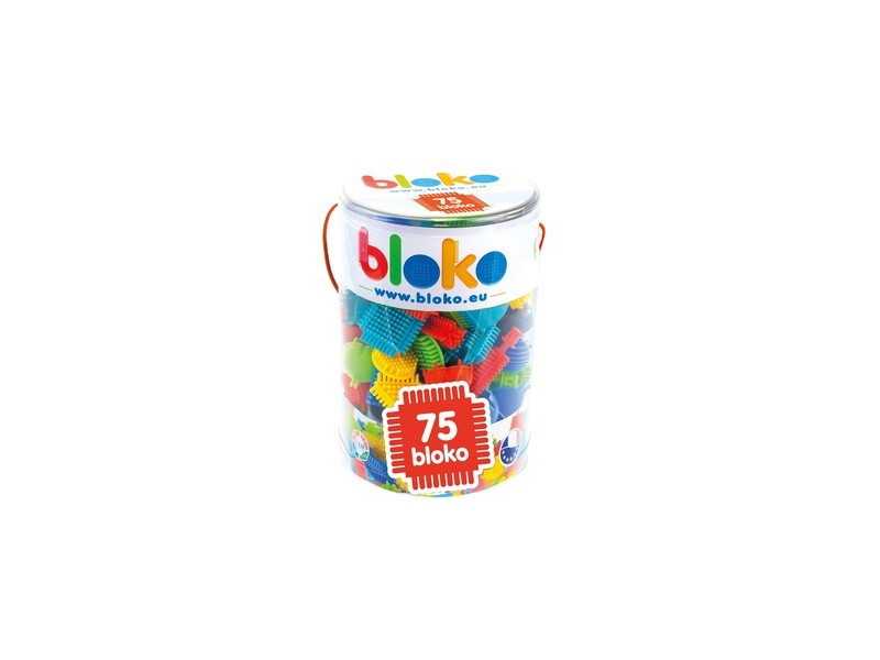 Bloko tüskés építőjáték - 75 db henger