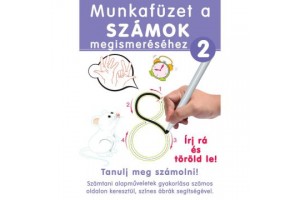 Írj rá és töröld le! Munkafüzet - A számok megismerése borító