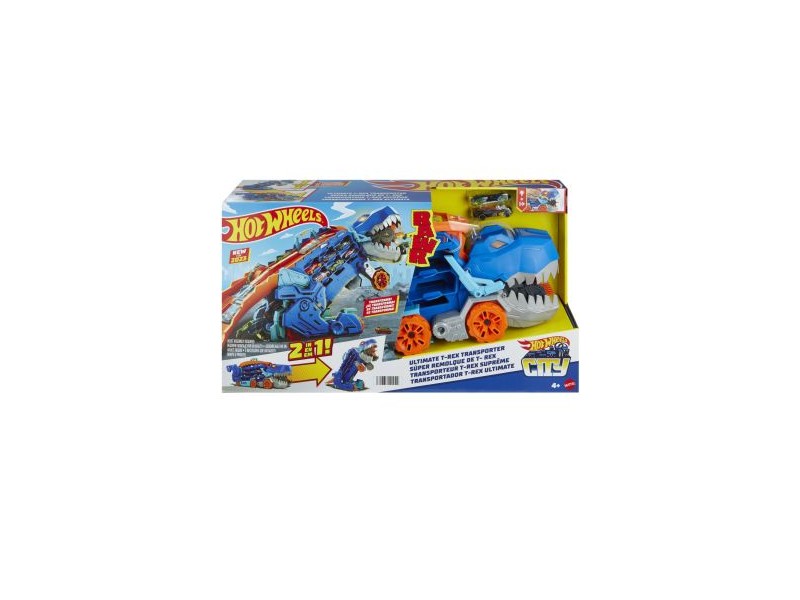 Hot Wheels City: T-Rex átalakítható autószállító