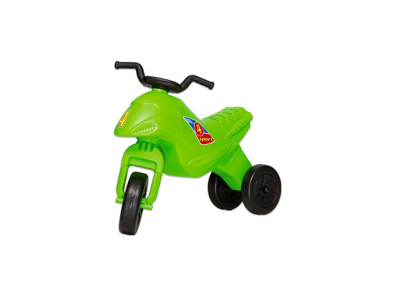 Műanyag Superbike közepes kismotor - zöld, 60×28×44 cm