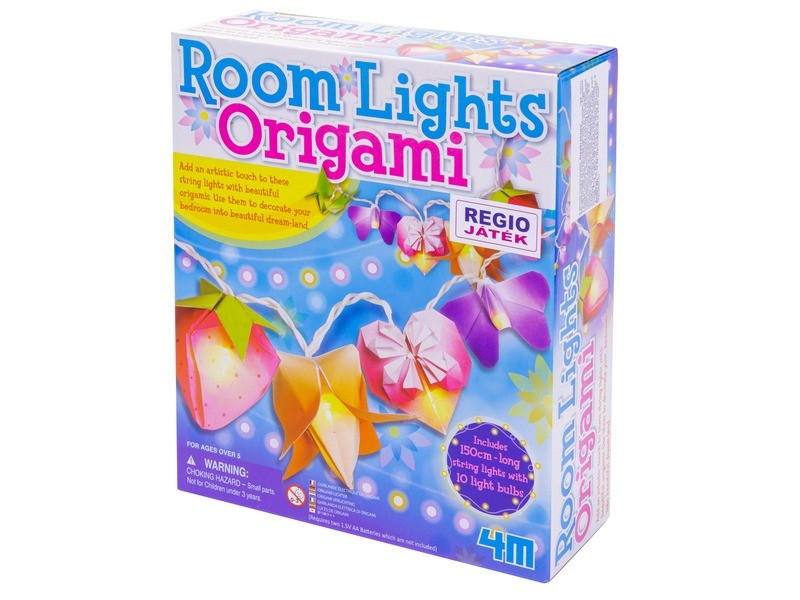 4M origami lámpafüzér - papír dekoráció