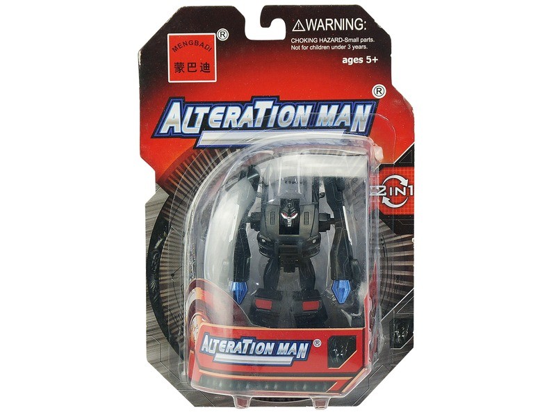 Alteration Man átalakuló robot - 10 cm fekete
