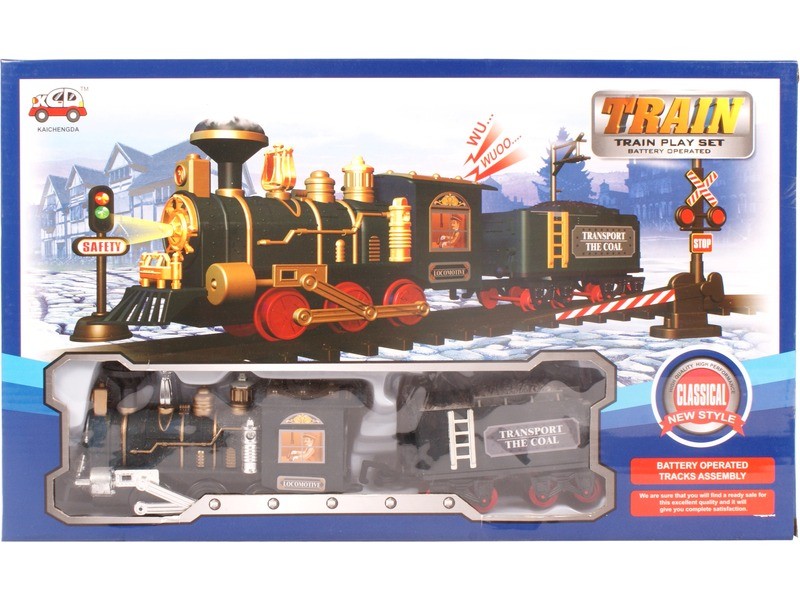 Elemes nosztalgia vonatkészlet – mozdony és kocsik