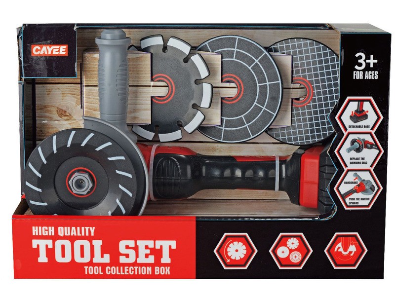 Elemes sarokcsiszoló játék - élethű csiszológép