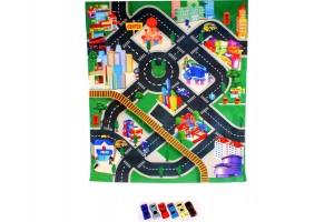 Farm játszószőnyeg autós pályával