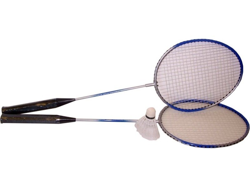 Fém tollasütő készlet 2 ütővel és labdával