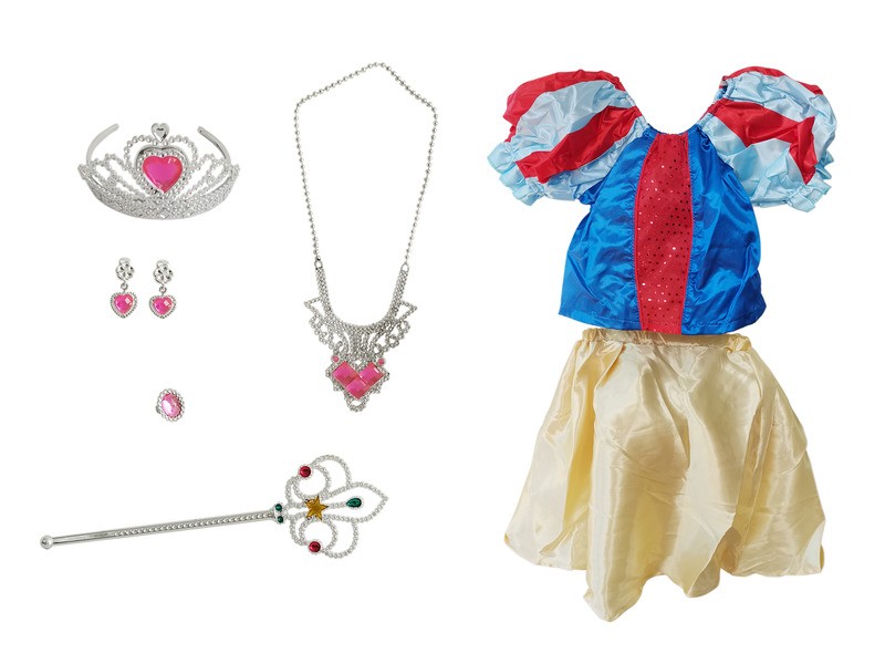 Hercegnő jelmez 73 cm - tüll, csillogó