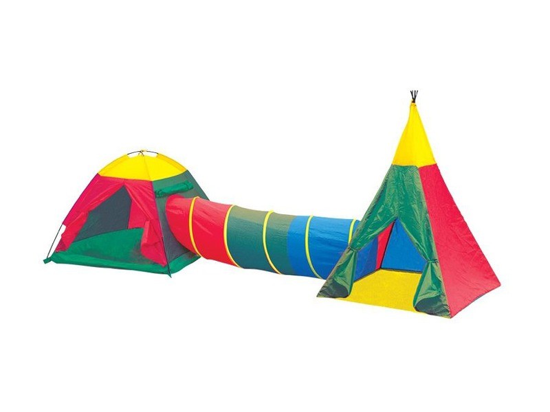 iPlay játszósátor alagúttal - színes gyereksátor