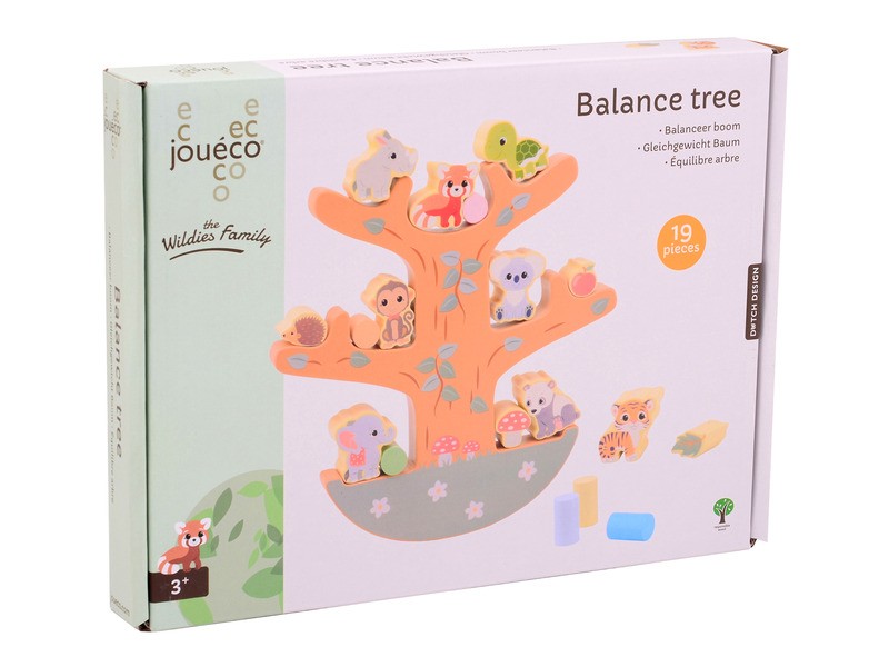 Jouéco egyensúlyozó játék – erdei állatok