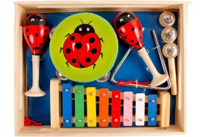 Katica fa hangszer 6 darabos készlet