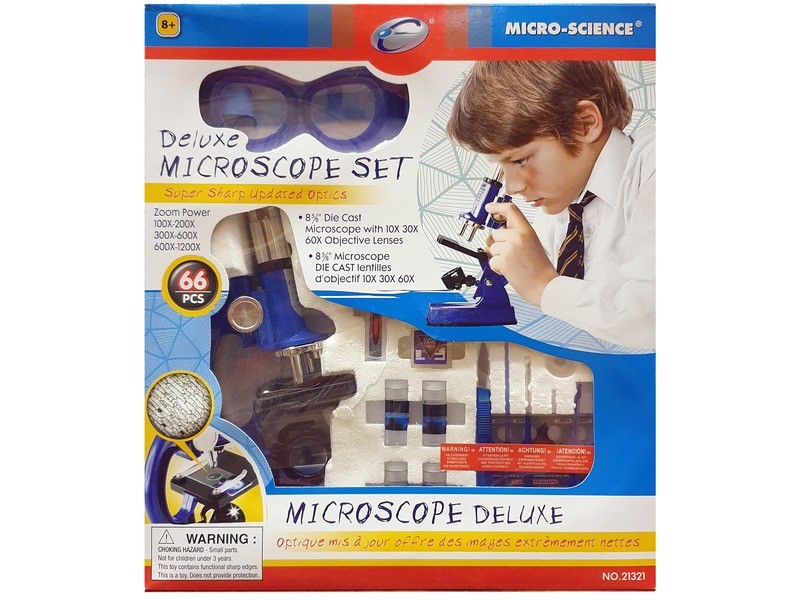 Mikroszkóp 66 darabos oktatókészlet
