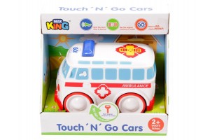 Műanyag mentőautó fény- és hanghatással