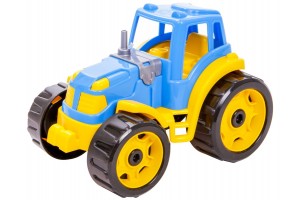 Műanyag színes traktor -...