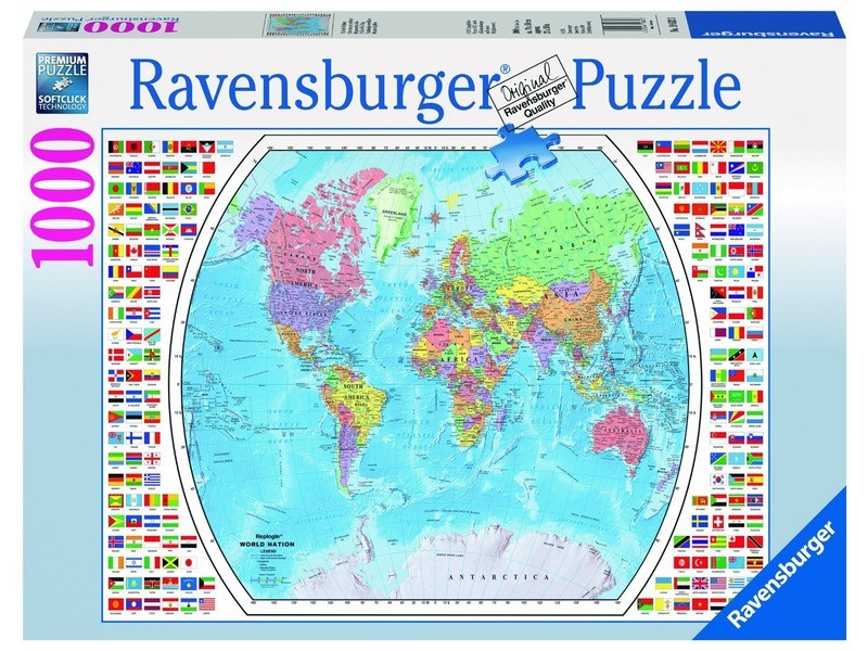 Ravensburger 1000 db Politikai világtérkép