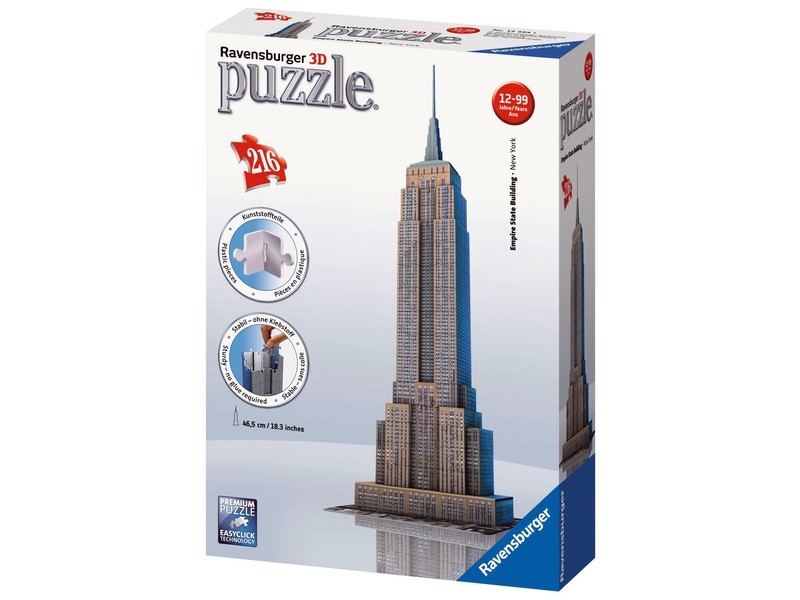 Ravensburger Empire State Building 216 darabos 3D puzzle
