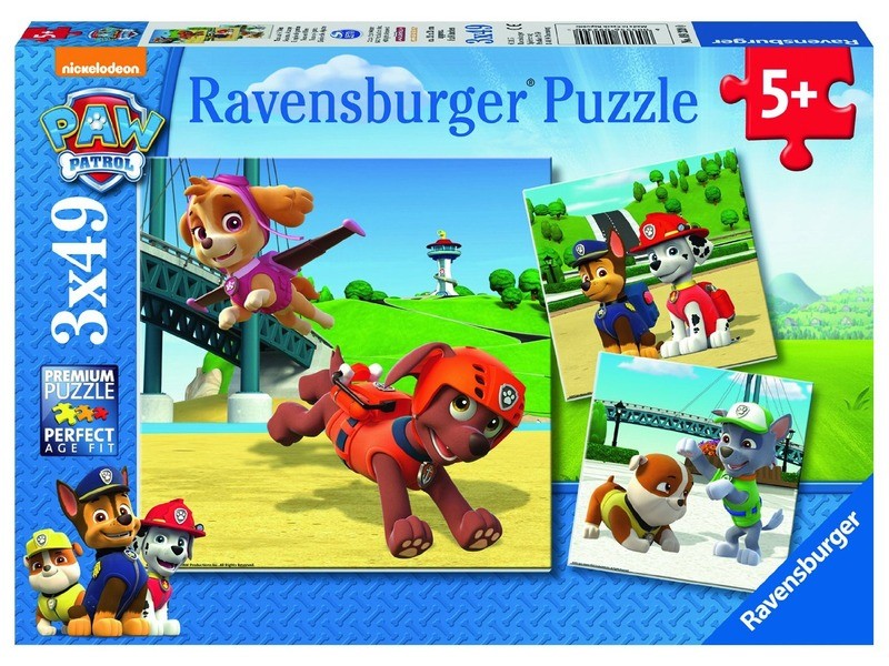 Ravensburger Mancs őrjárat 3×49 darabos puzzle