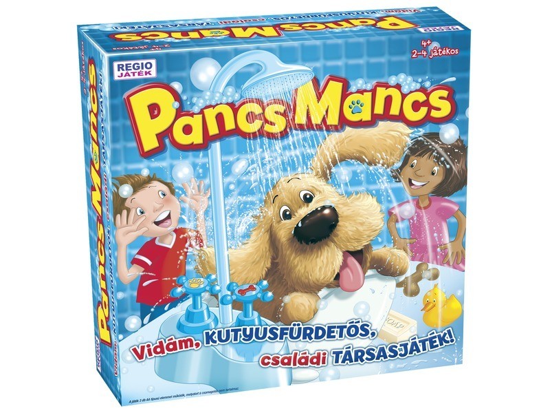 Pancs Mancs társasjáték – fürdetős kutya
