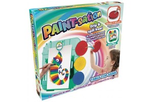 PAINT-sation asztali festőállomás — paletta és festékszivacsok