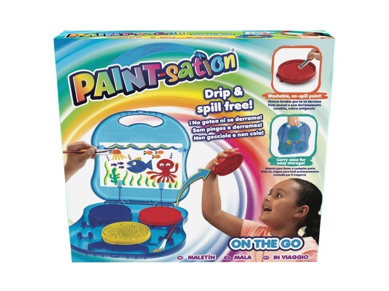 PAINT-sation utazó festőállomás — hordozható kistáska