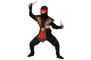 Piros harcos Ninja jelmez...
